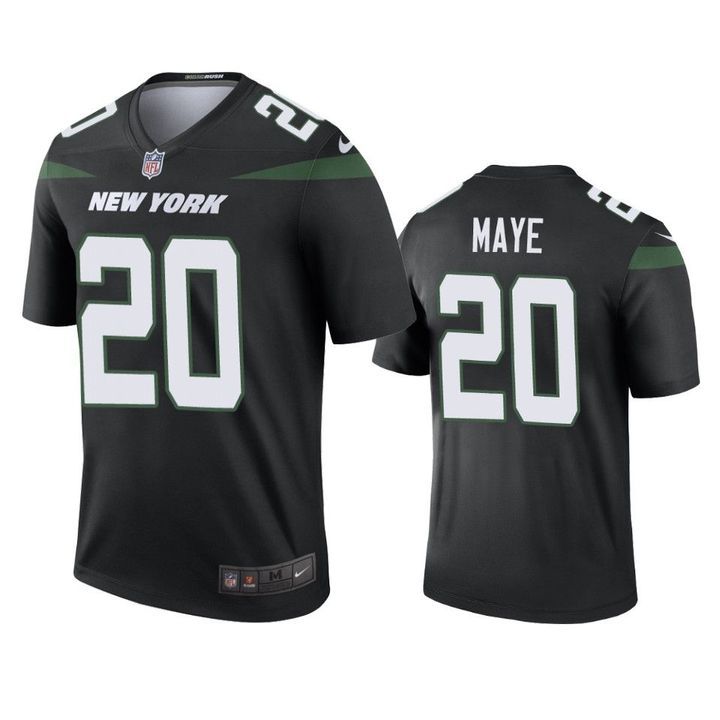Men New York Jets #20 Marcus Maye Nike Black Color Rush Legend NFL Jersey->new york jets->NFL Jersey